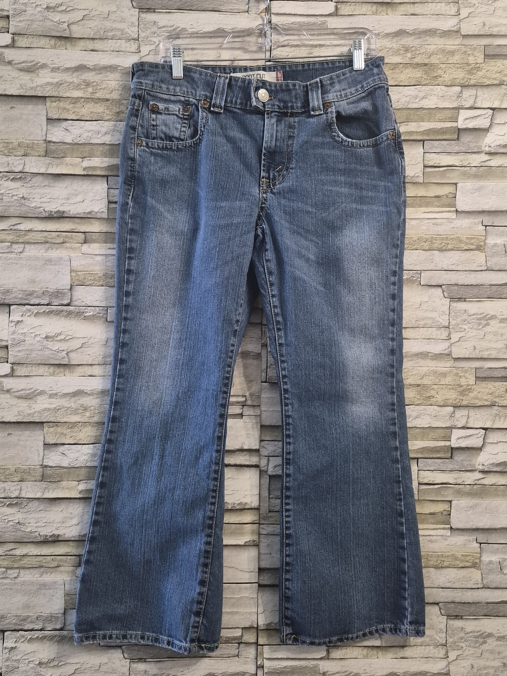 ​Levi's Boot Cut Jeans Women's Size 12 Medium Wash Stretch Denim Classic Casual